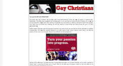 Desktop Screenshot of gaychristians.org
